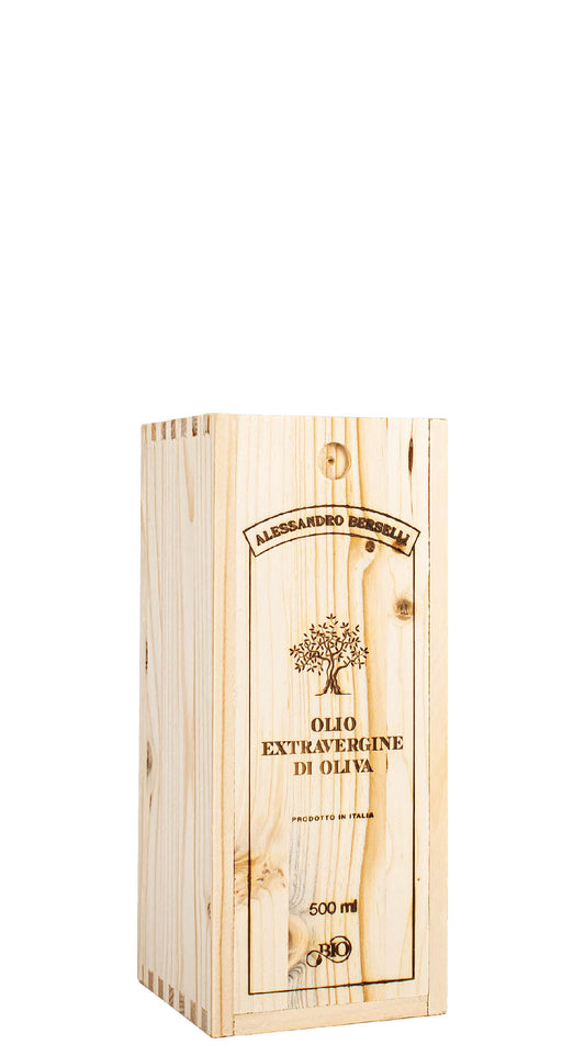 Wooden gift box for Signature Collection Extra Virgin Olive Oil